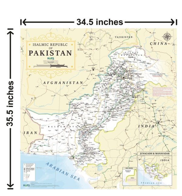 Executive Map of Pakistan