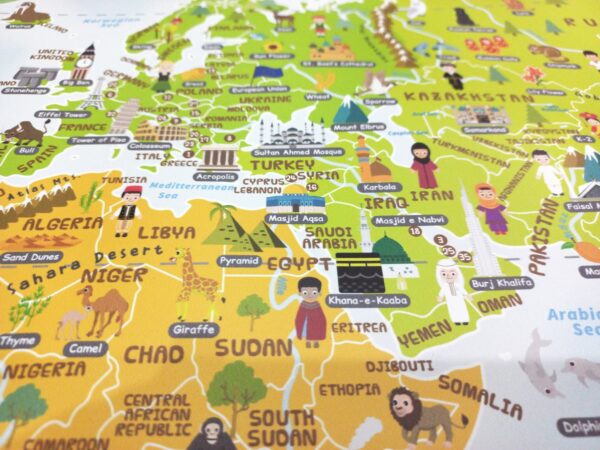 Kids Map of the World