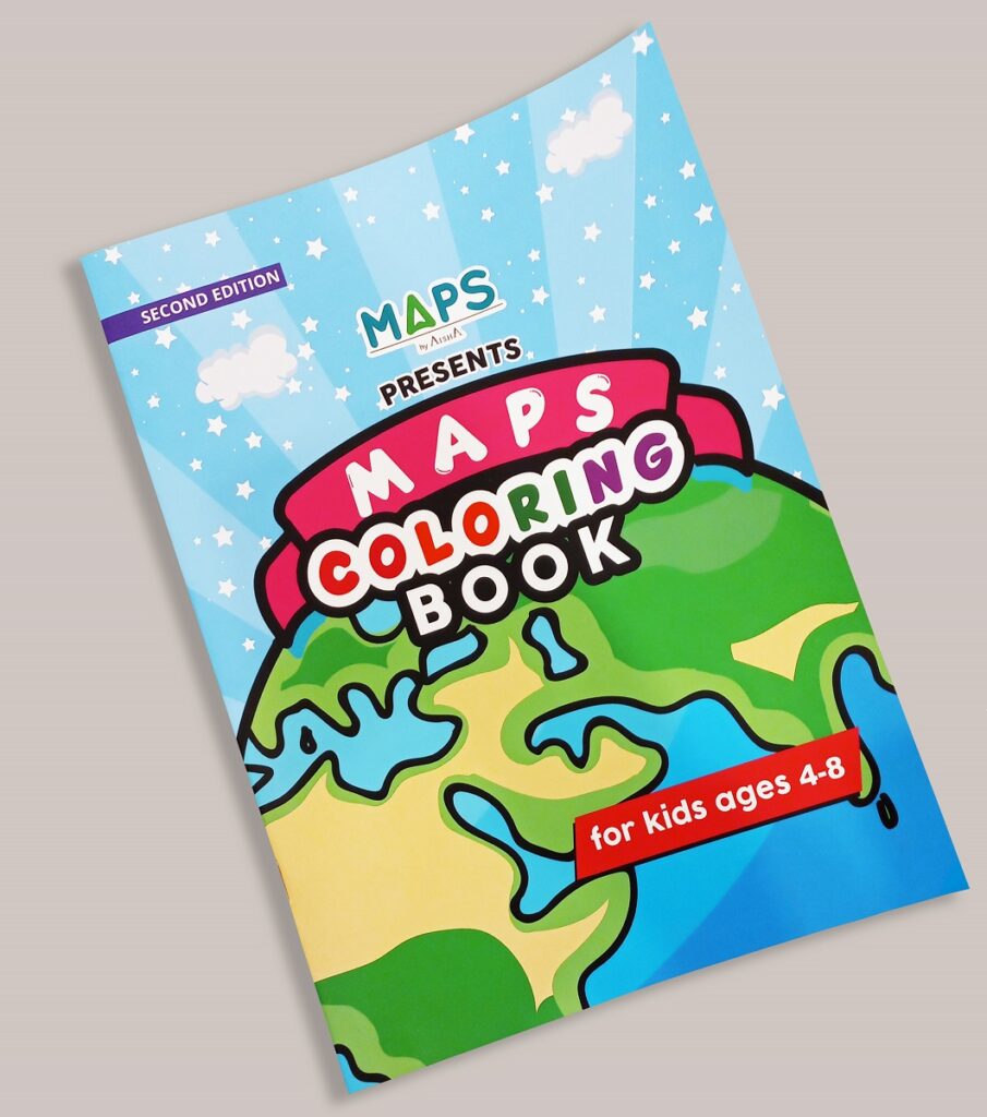 Maps Coloring Book